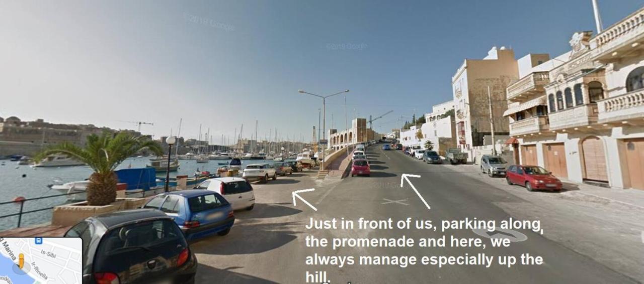 Modern Apt Kalkara Seafront! Eksteriør billede