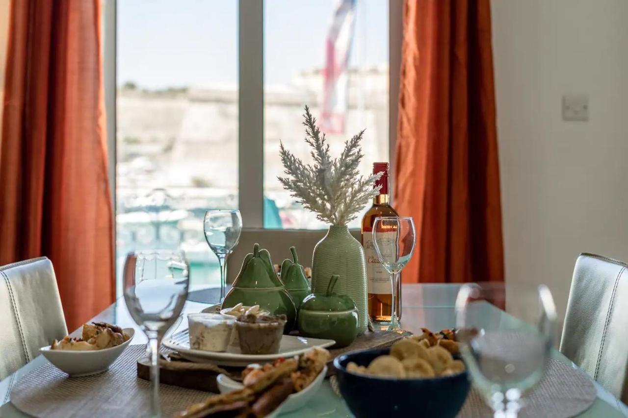 Modern Apt Kalkara Seafront! Eksteriør billede